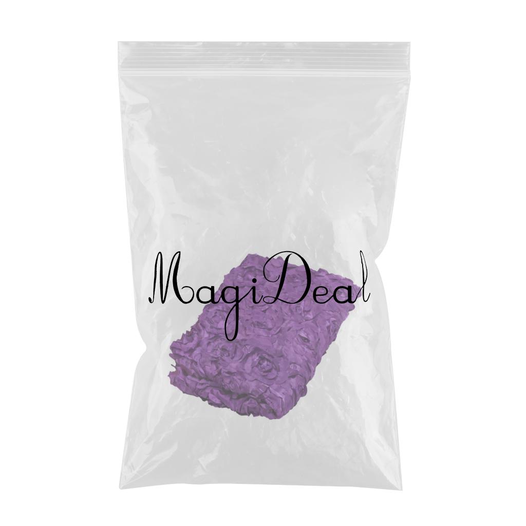 Baby 3D Rose Flower Photography Photo Backdrop Blanket Rug Purple Rose