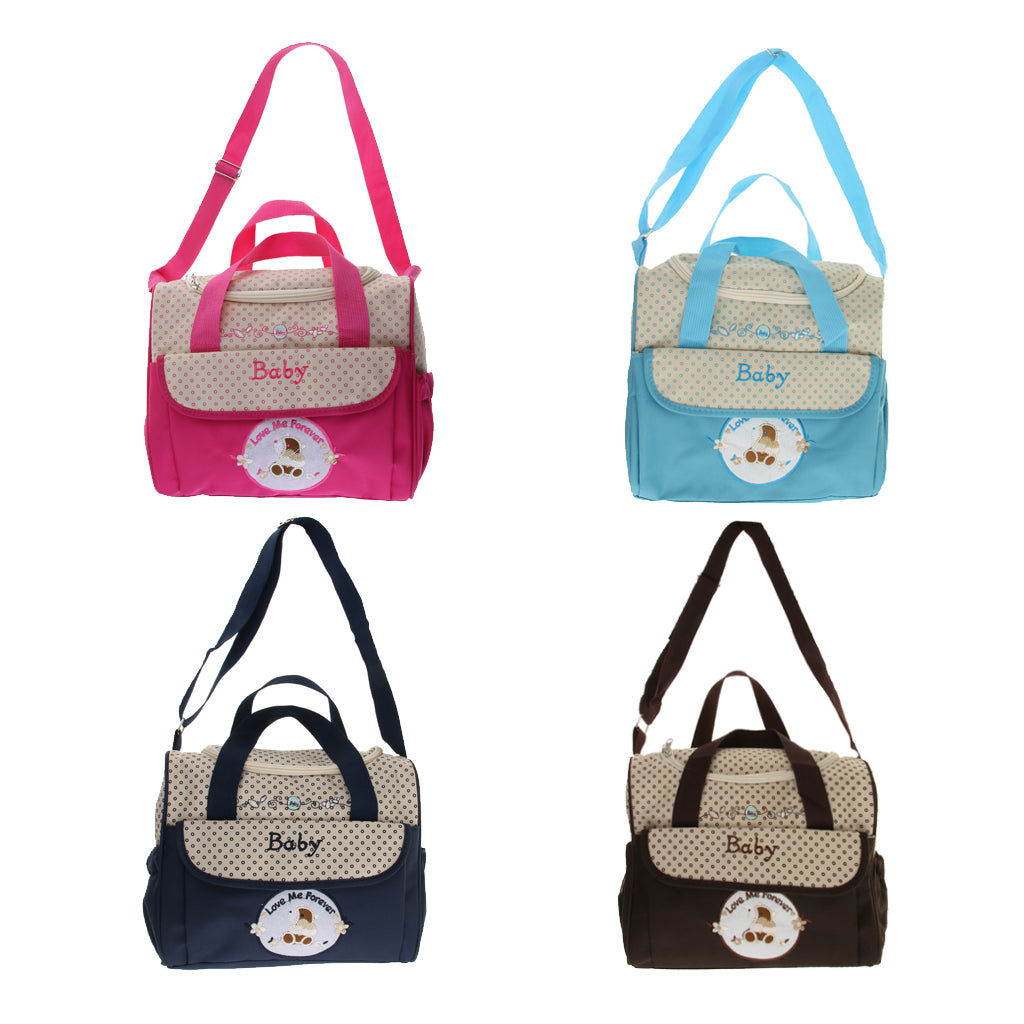 Mummy Multifunctional Baby Diaper Changing Maternity Handbag Pink