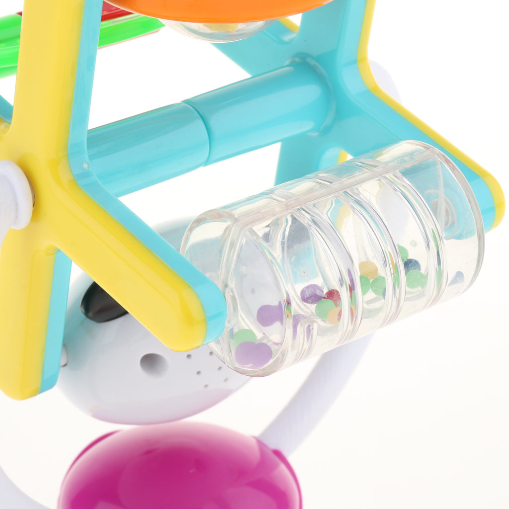 Baby Rattles Toy Lovely Windmill Animal Ferris Wheel Rotary Toy Model Toddler Birthday Gift