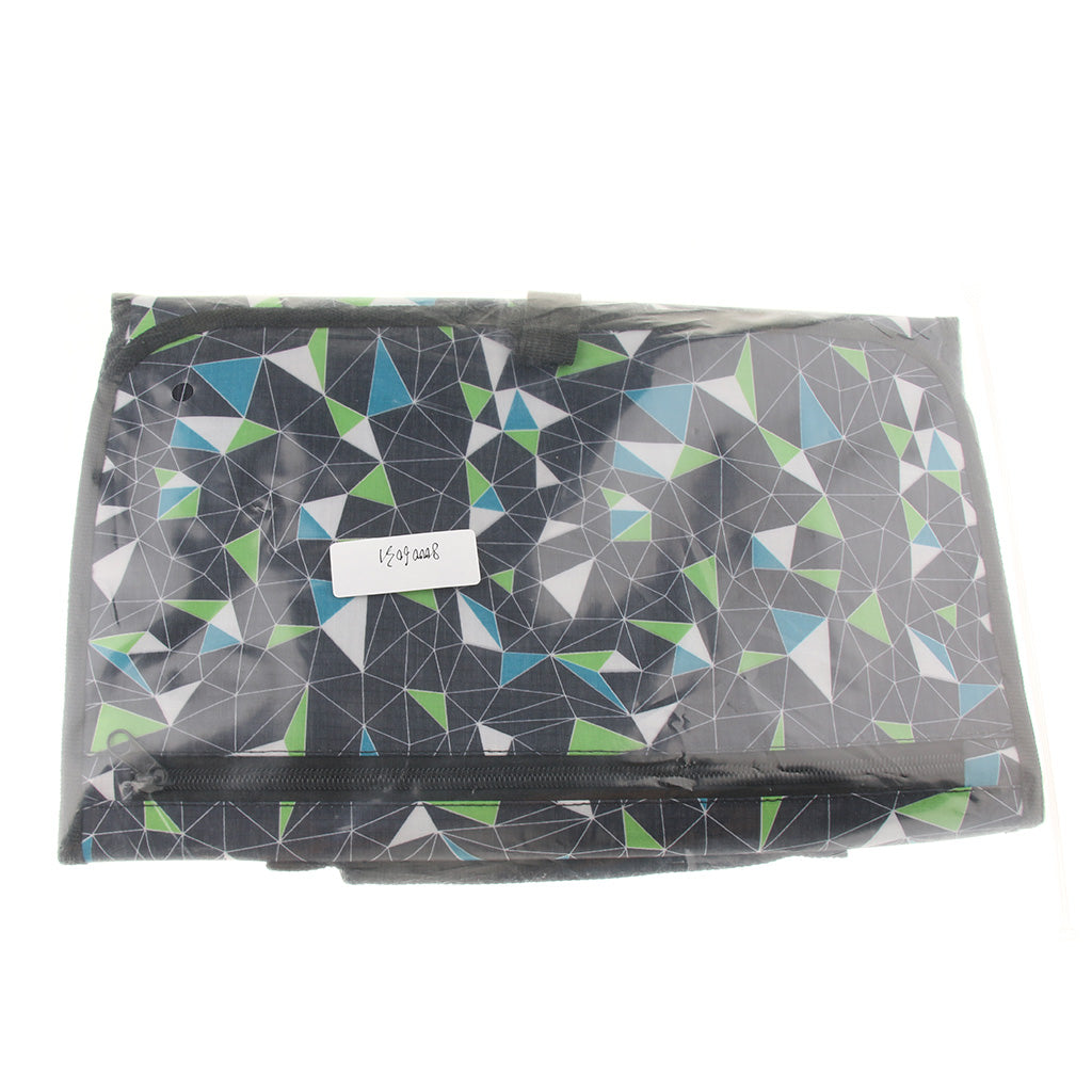 Baby Changing Mat Portable Clutch Diaper Change Pad Station Geometry Pattern