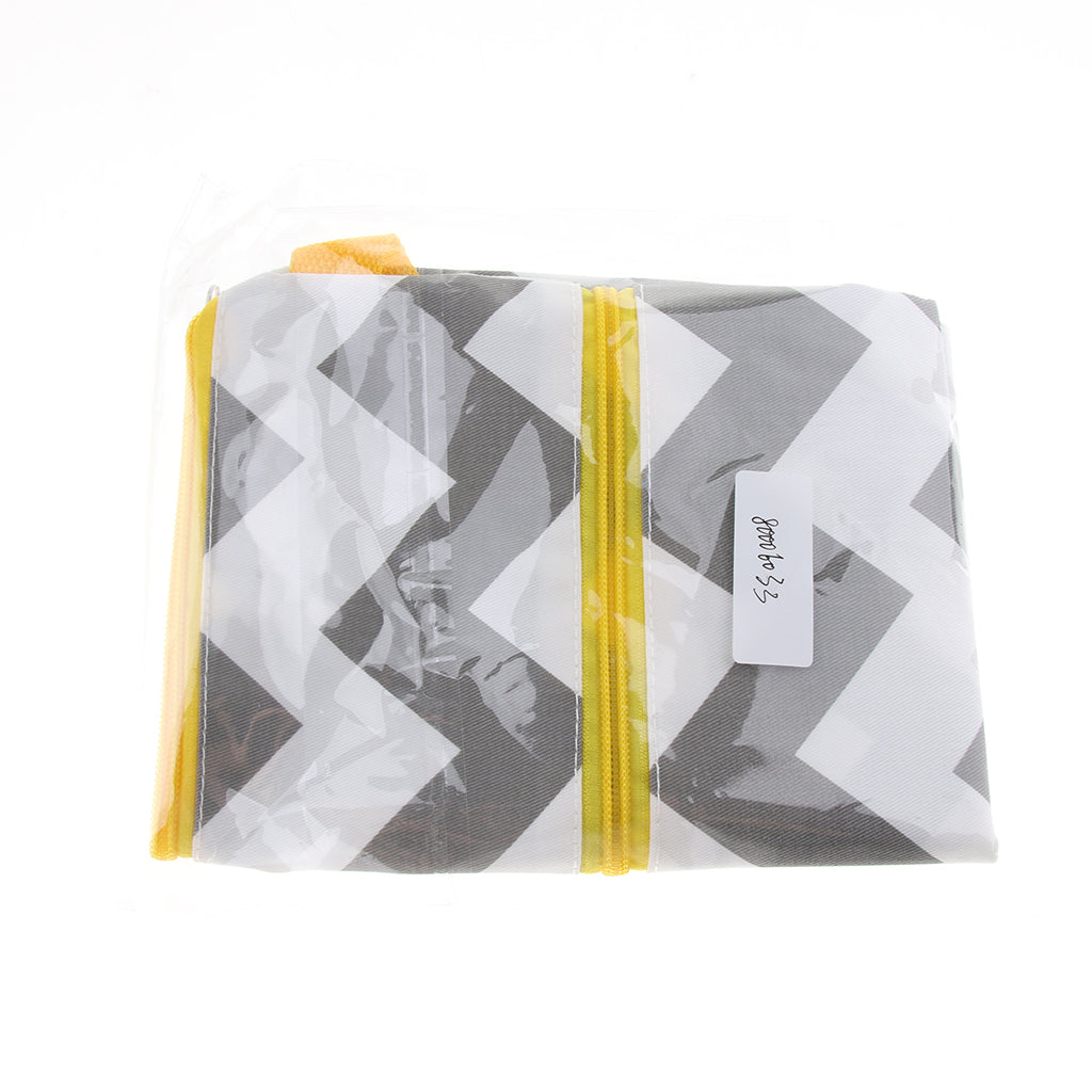 Wet Reusable Cloth Diaper Nappy Bags Waterproof Travel Carry Bag Grey Wave