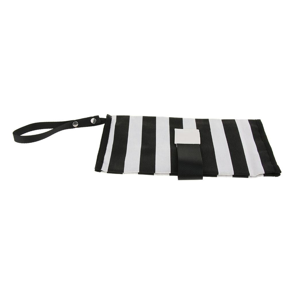 Reusable Wetbag Storage Bag for Baby Cloth Diapering Nappies Black Stripe