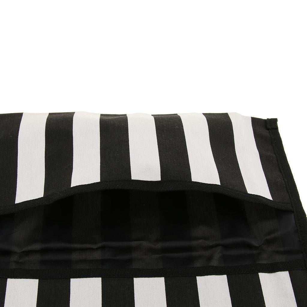 Reusable Wetbag Storage Bag for Baby Cloth Diapering Nappies Black Stripe