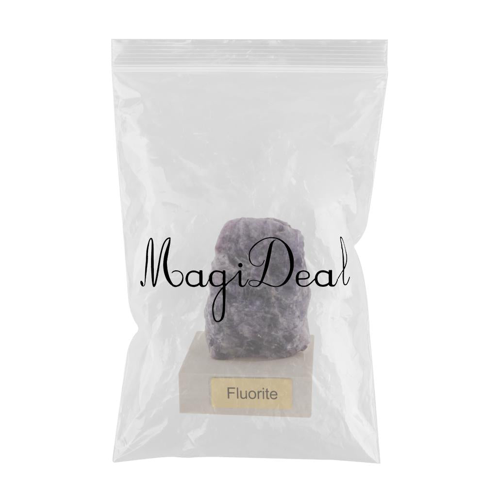 Natural Crystal Geode Fluorite Ornaments Rock for Table Decoration Purple