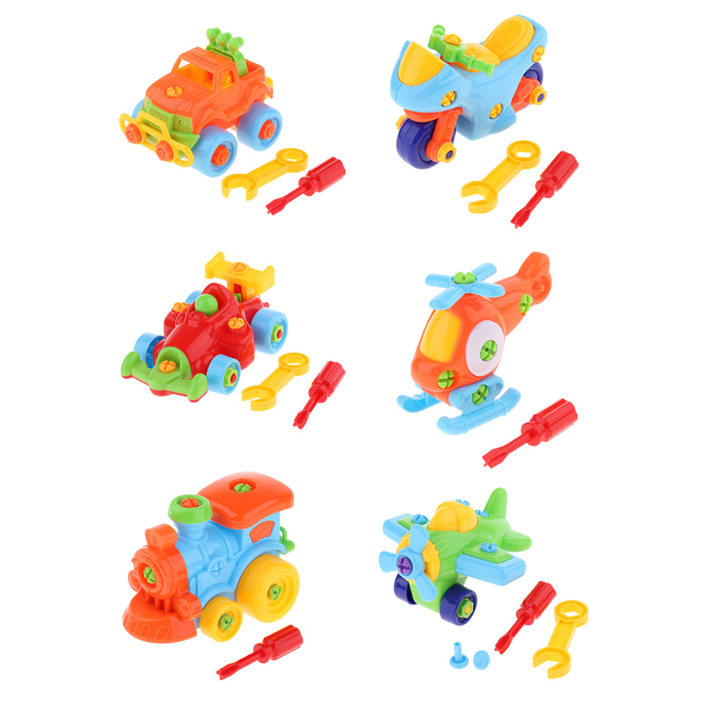 Assembly Disassembly Toys Nut With Classic Driver Screw Car