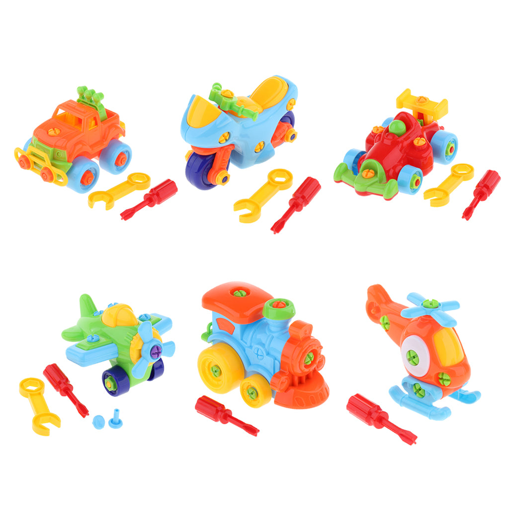 Assembly Disassembly Toys Nut With Classic Driver Screw Car