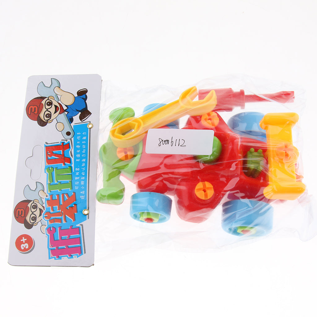 Assembly Disassembly Toys Nut With Classic Driver Screw Racing Bicycle