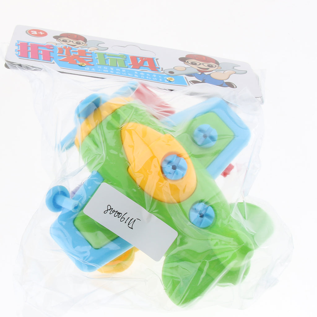 Assembly Disassembly Toys Nut With Classic Driver Screw Airplane