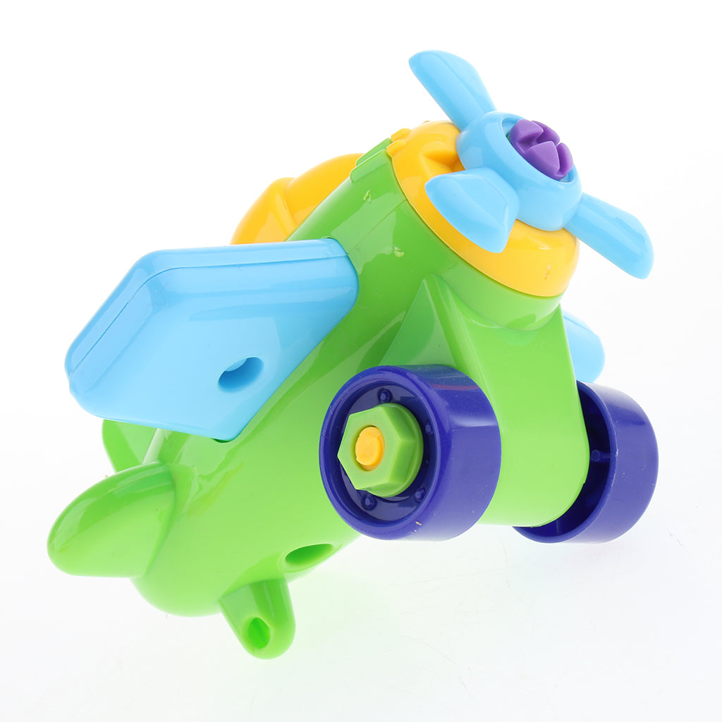 Assembly Disassembly Toys Nut With Classic Driver Screw Airplane