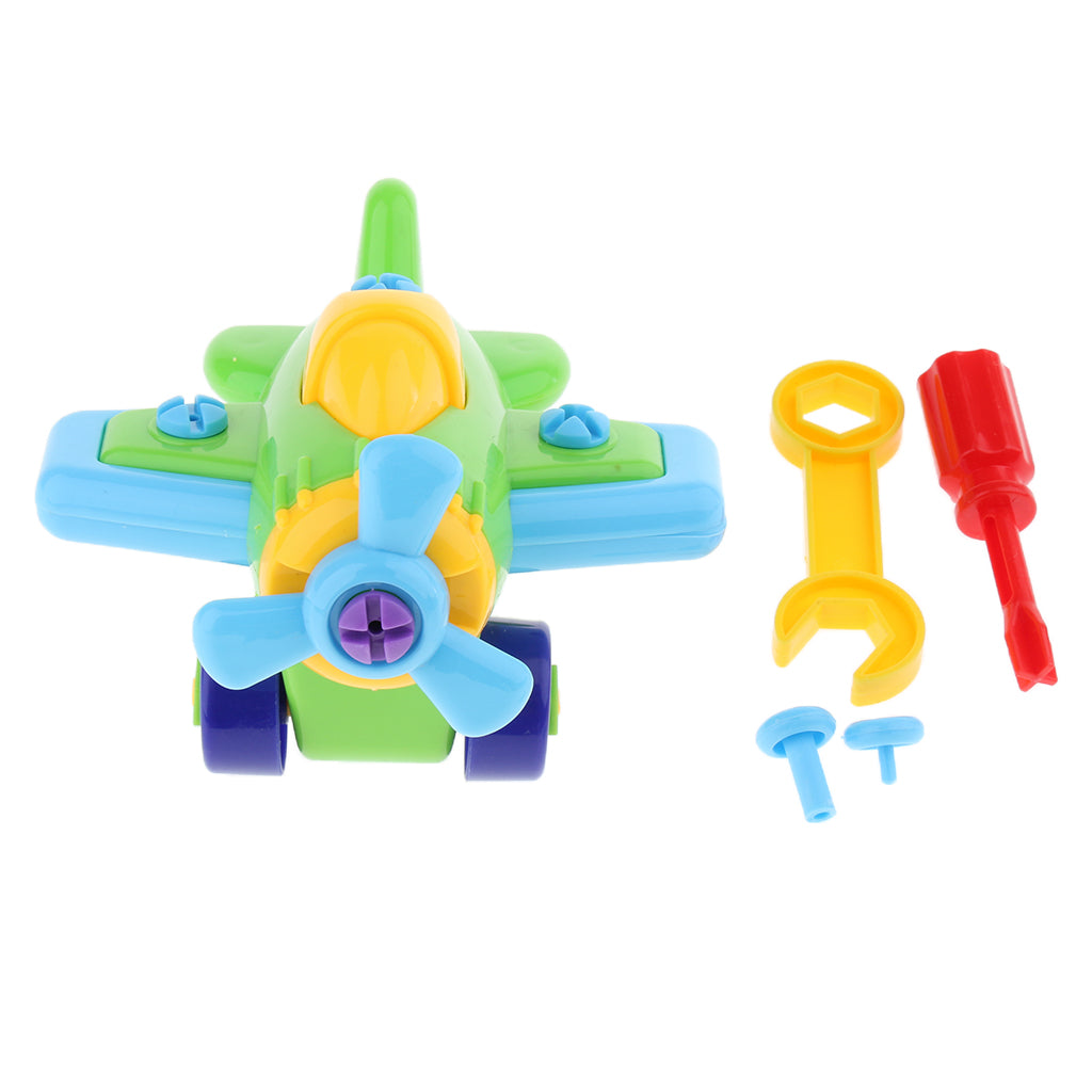 Assembly Disassembly Toys Nut With Classic Driver Screw Airplane
