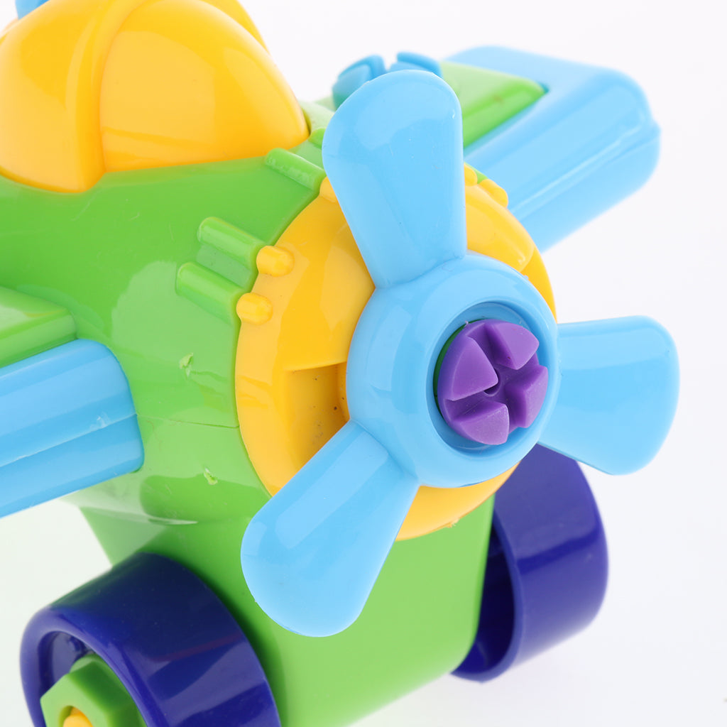 Assembly Disassembly Toys Nut With Classic Driver Screw Airplane