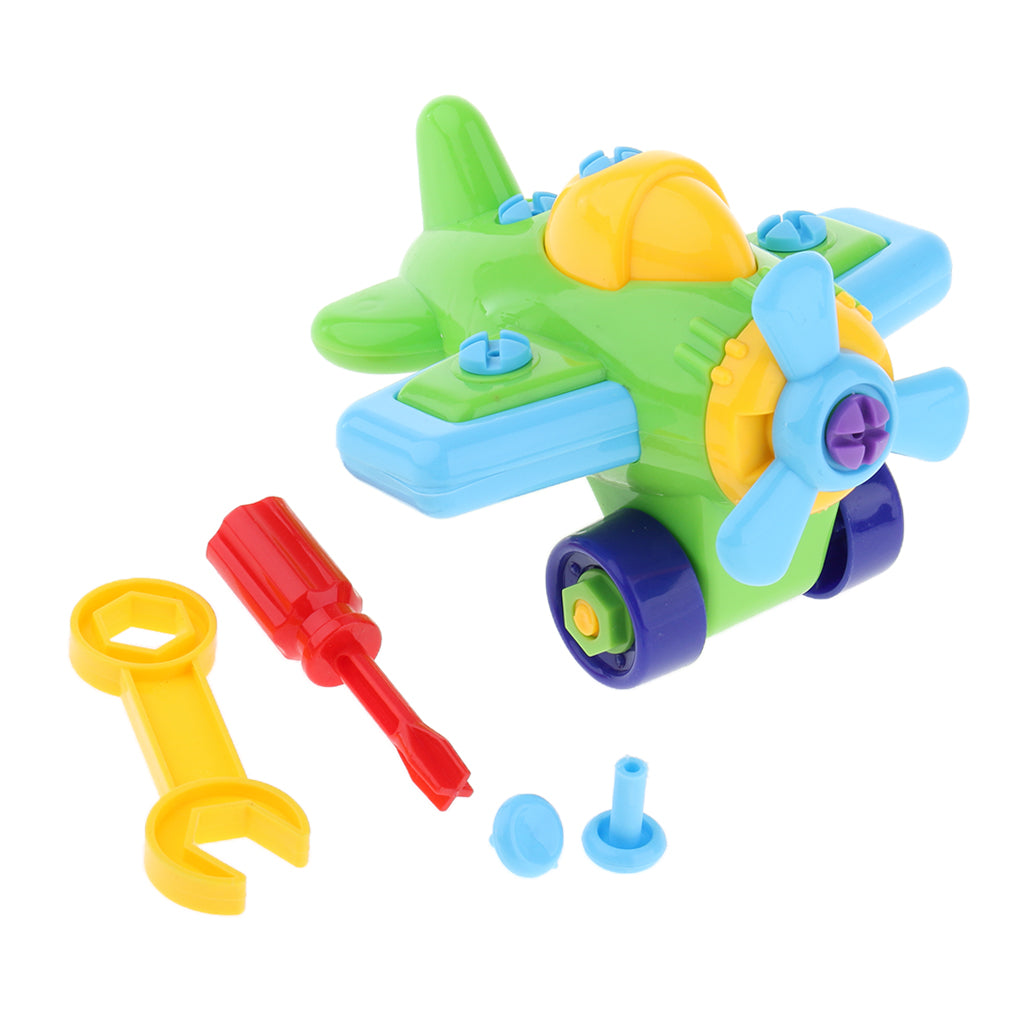 Assembly Disassembly Toys Nut With Classic Driver Screw Airplane