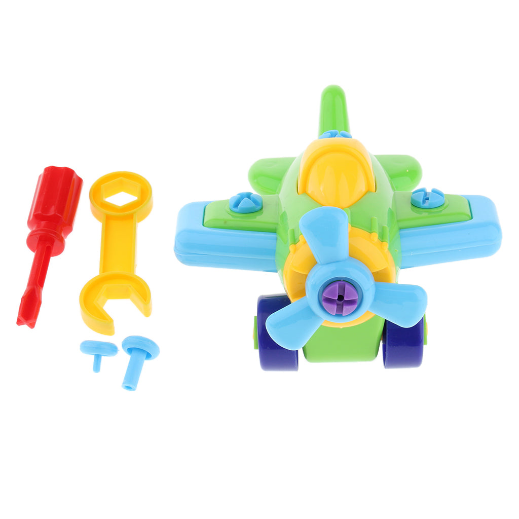 Assembly Disassembly Toys Nut With Classic Driver Screw Airplane