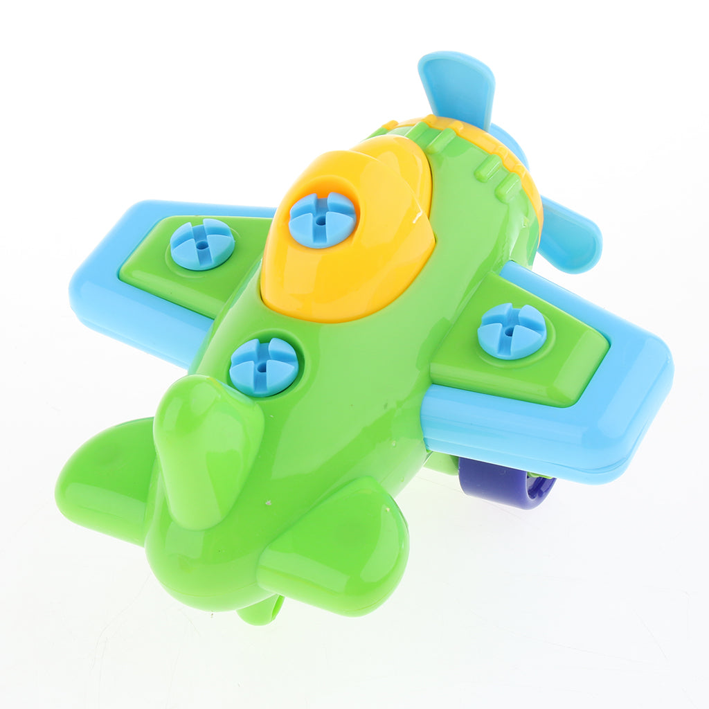 Assembly Disassembly Toys Nut With Classic Driver Screw Airplane