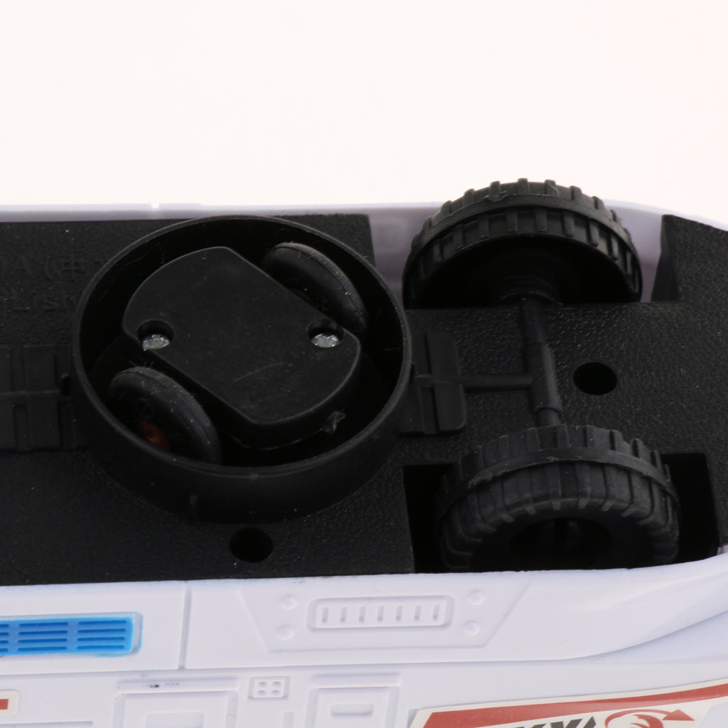 Colorful 3D Lighting Electric Train Toy with Music goes Around and Changes Directions on Contact Locomotive Railway Playset