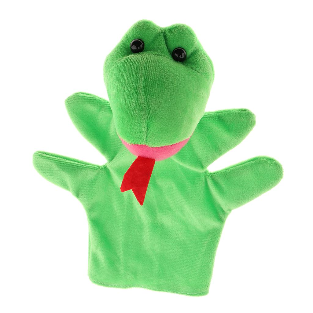 Soft Plush Animal Hand Puppets for Kids Adults Imaginative Play Gift Snake