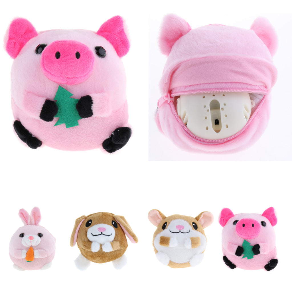 Plush Bouncing & Talking Animal Doll Kids Baby Interactive Toy Gift Piggy