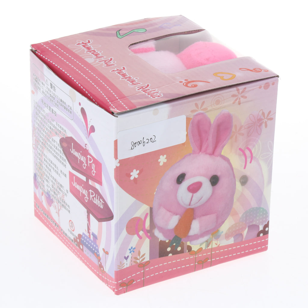 Plush Bouncing & Talking Animal Doll Kids Baby Interactive Toy Gift Piggy