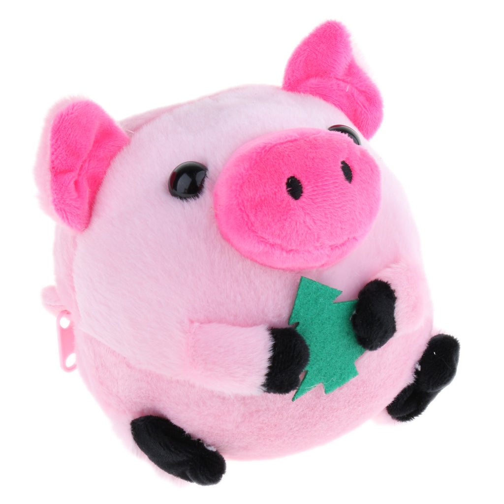 Plush Bouncing & Talking Animal Doll Kids Baby Interactive Toy Gift Piggy
