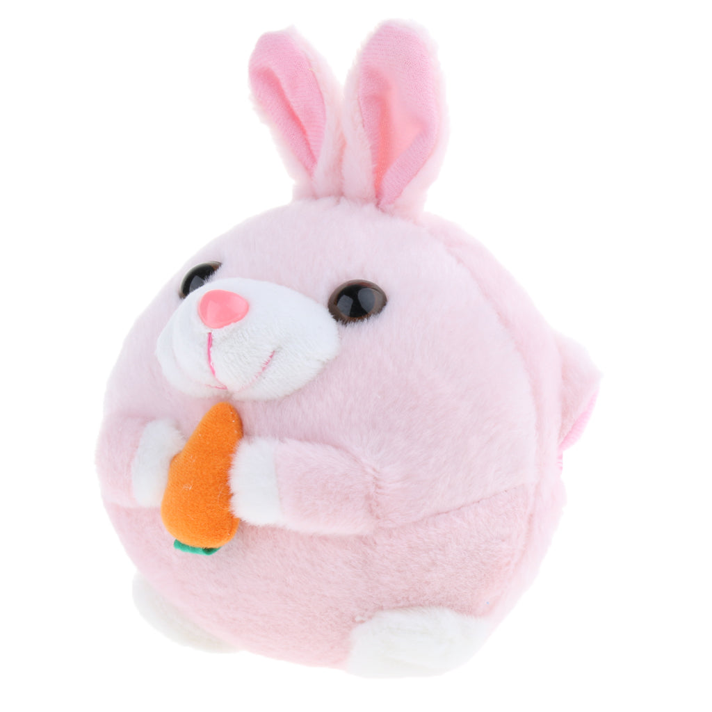 Plush Bouncing & Talking Animal Doll Kids Baby Interactive Toy Gift Rabbit