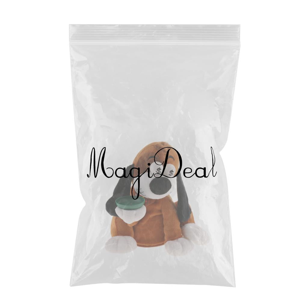 Electric Plush Toy Dog Laughing & Swing Coin Interactive Kids Birthday Gift