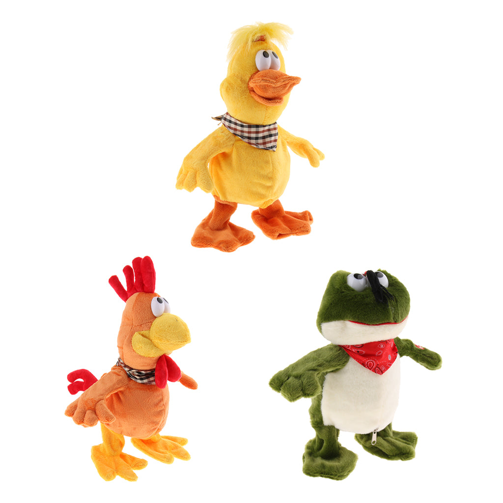 Kids Baby Plush Electronic Singing and Dancing Animal Doll with Barking Sound, Educational Toy, Birthday Gifts, Play Activity –Duck
