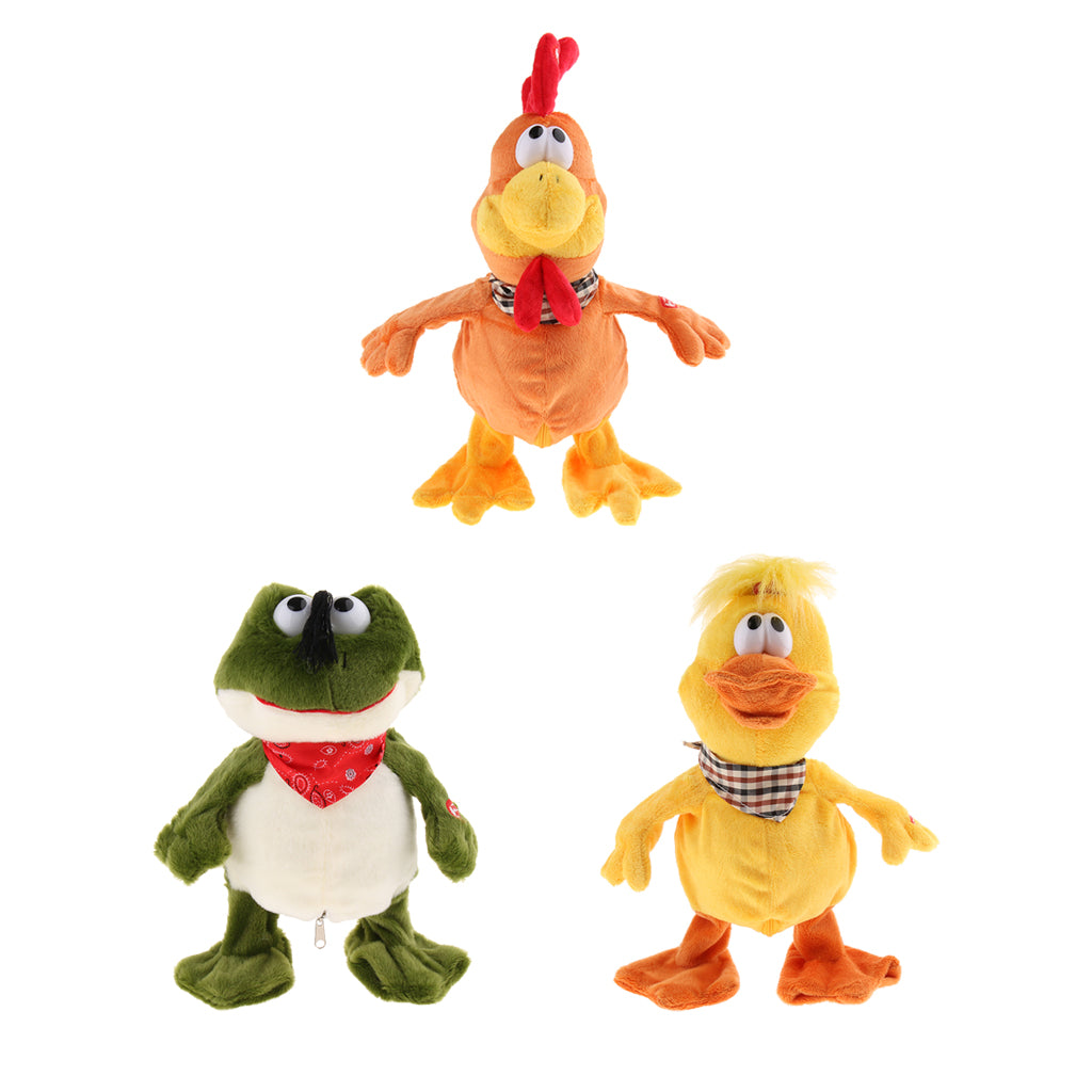 Kids Baby Plush Electronic Singing and Dancing Animal Doll with Barking Sound, Educational Toy, Birthday Gifts, Play Activity –Duck