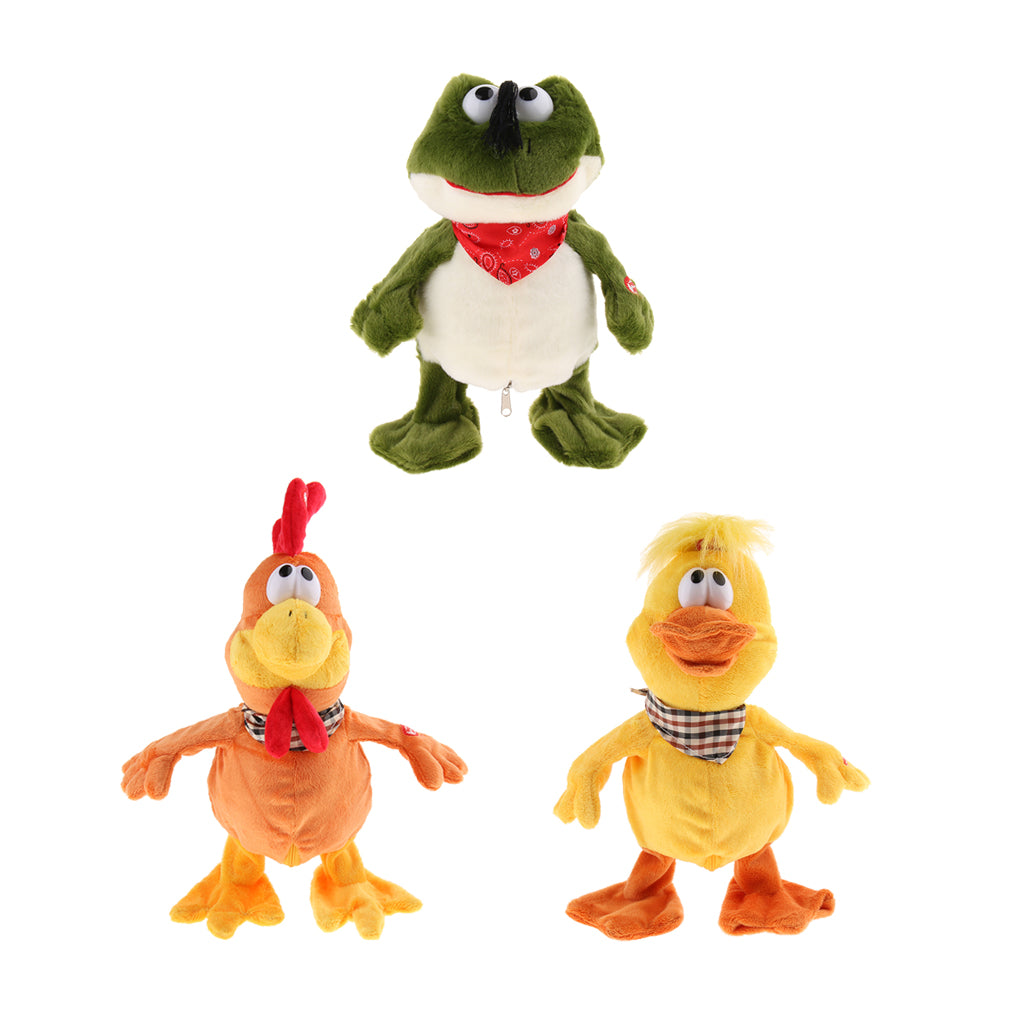 Kids Baby Plush Electronic Singing and Dancing Animal Doll with Barking Sound, Educational Toy, Birthday Gifts, Play Activity –Duck