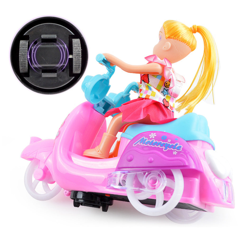 Doll Ride On Motorbike Electric Light Flashing Motorcycle with Music