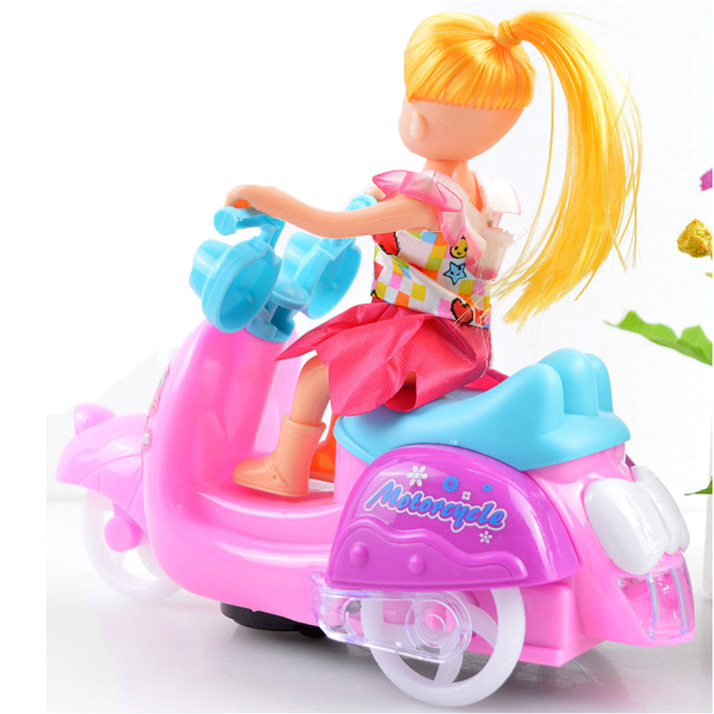 Doll Ride On Motorbike Electric Light Flashing Motorcycle with Music