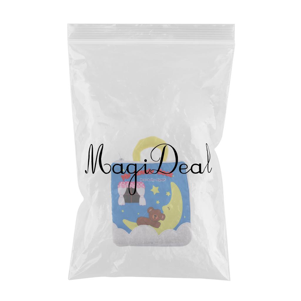 Soft Baby Books Touch and Feel Cloth Book, 3D Books Fabric Activity for Baby /Toddler, Learning to Sensory Book、Life Skill Boys and Girls