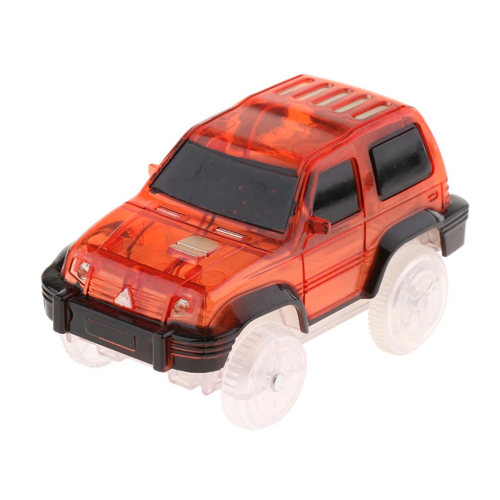 LED Flashing Magic Car Track Light Up Race Cars Electronic Rail Cars for Kids Gifts