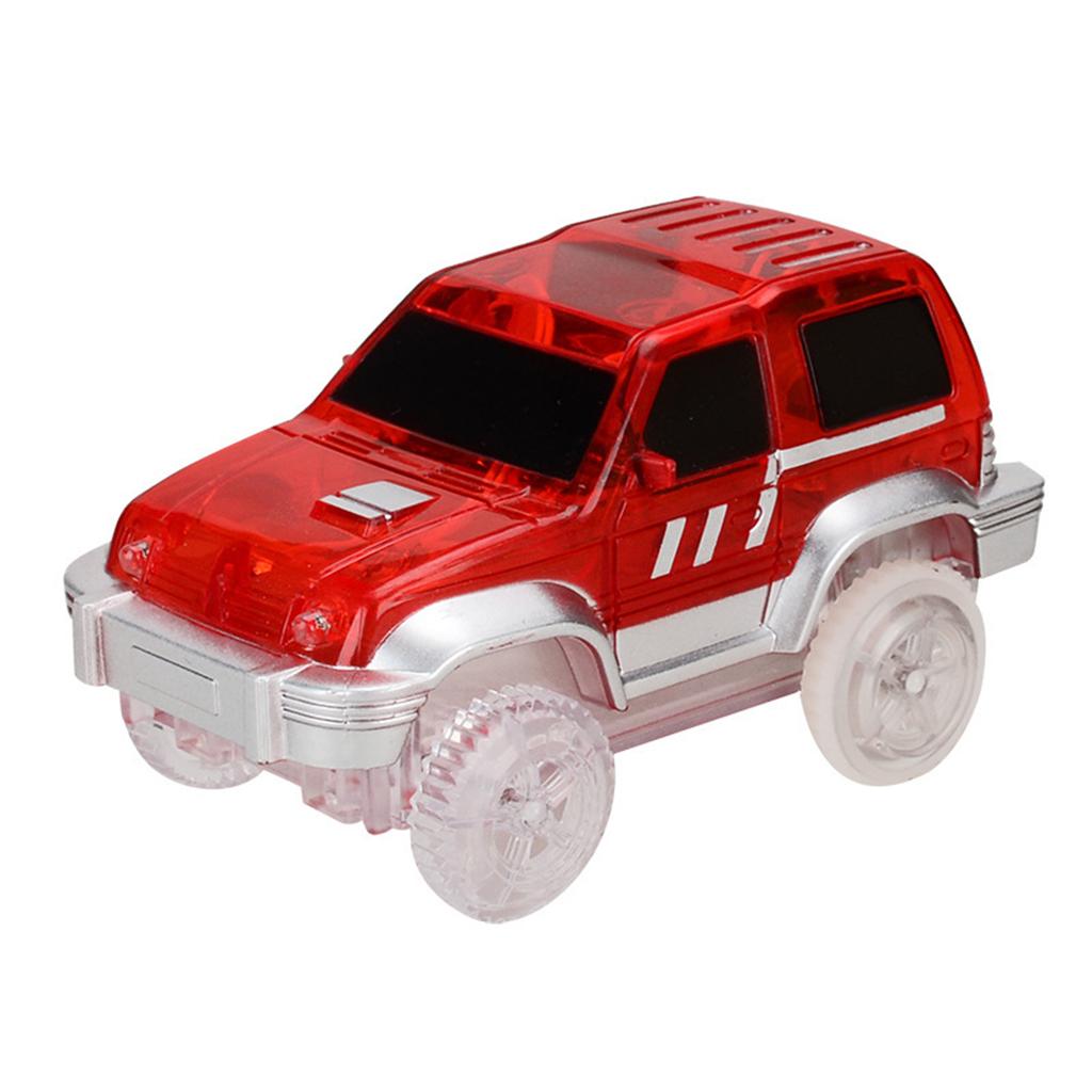 LED Flashing Magic Car Track Light Up Race Cars Electronic Rail Cars for Kids Gifts