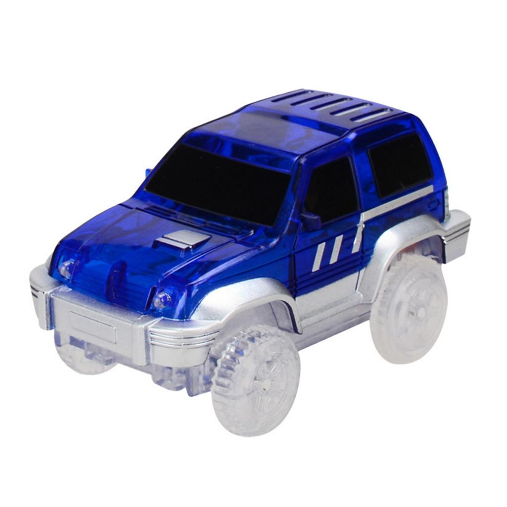 LED Flashing Magic Car Track Light Up Race Cars Electronic Rail Cars for Kids Gifts