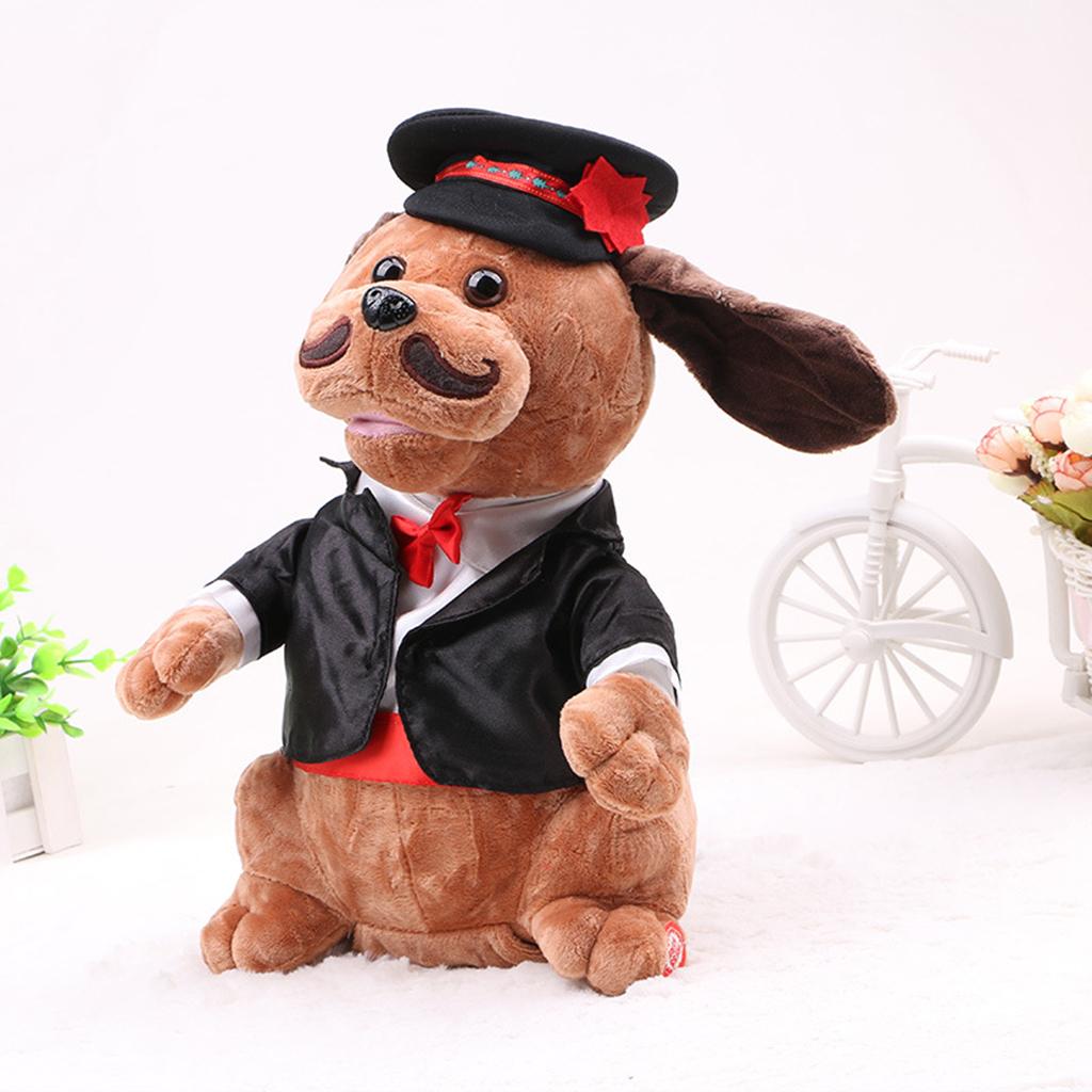 Electronic Stuffed Plush Dogs Baby Kids Early Educational Toys