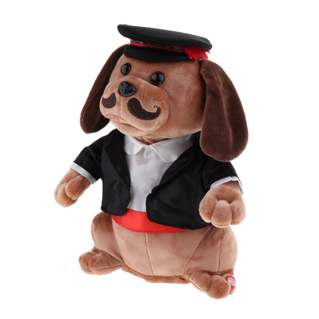 Electronic Stuffed Plush Dogs Baby Kids Early Educational Toys