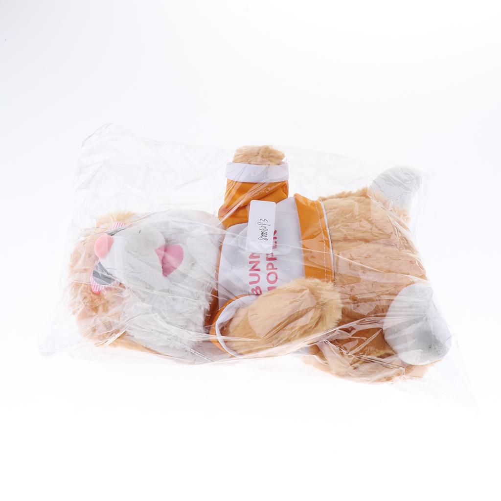 Kids Baby Developmental Electronic Moving Ear Shaking Hands Rabbit Plush Animal Doll Toy Play Activity Birthday Gift –Brown