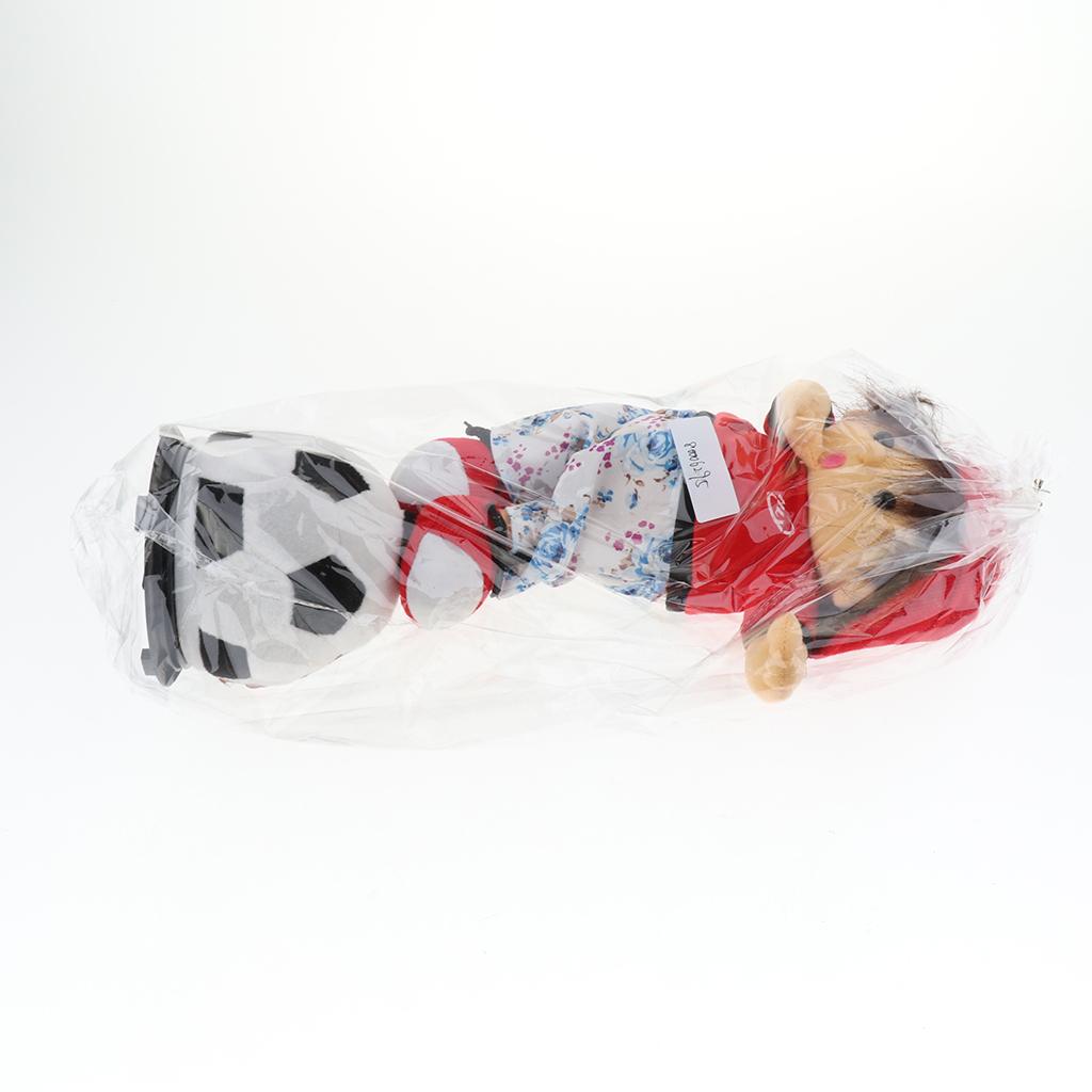 Interactive Dancing Football Doll Plush Stuffed Animal Electronic Pets Figure Model Toy Home Desk Decor Ornament - Boy