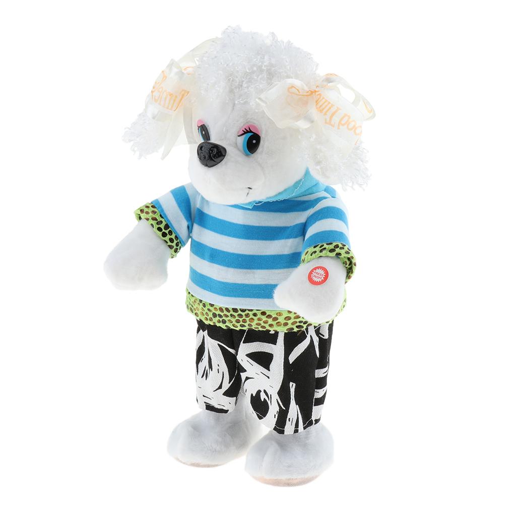 Lovely Electric Dancing Music Plush Animal Dolls For Baby Kids Gift Dog 2