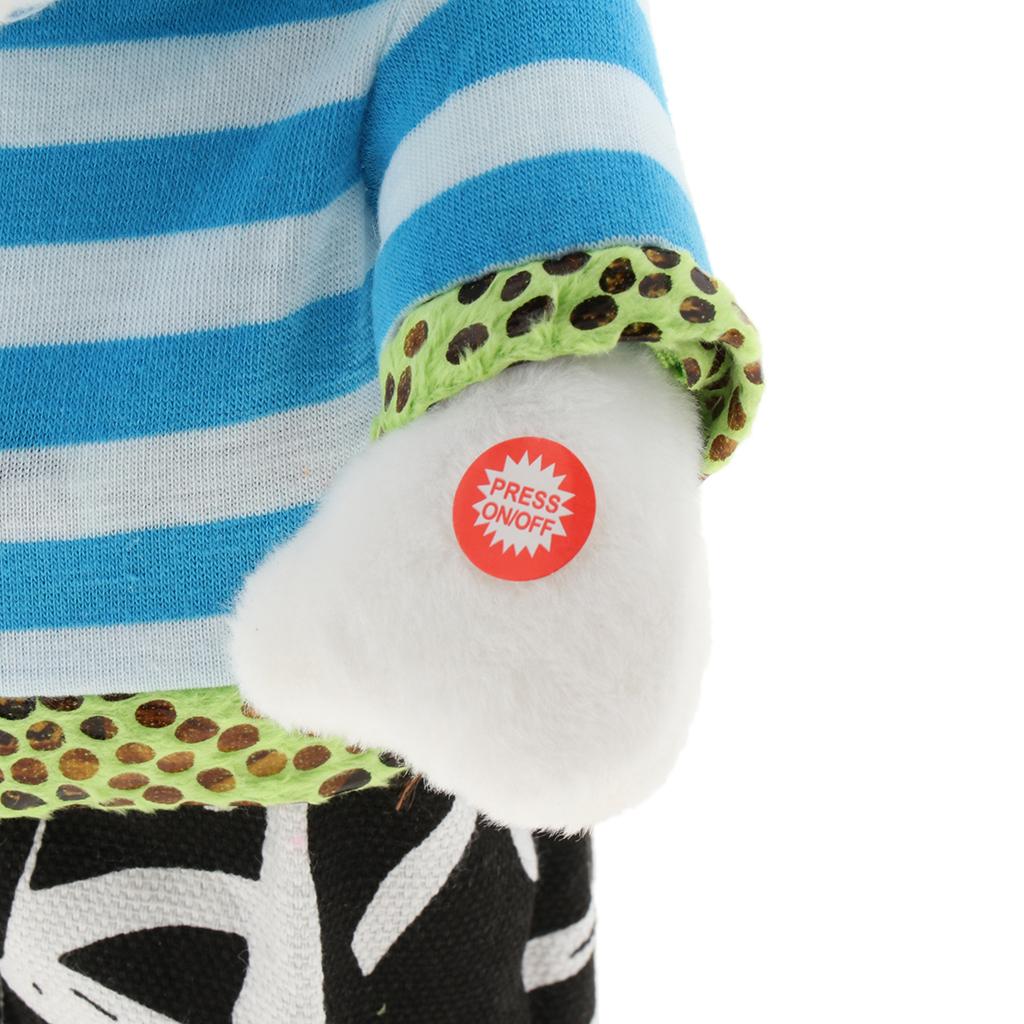 Lovely Electric Dancing Music Plush Animal Dolls For Baby Kids Gift Dog 2