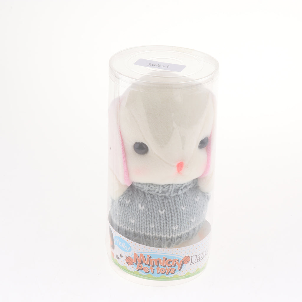 Electric Talking Repeating Rabbit Stuffed Toy Pet Gift for Kids Green