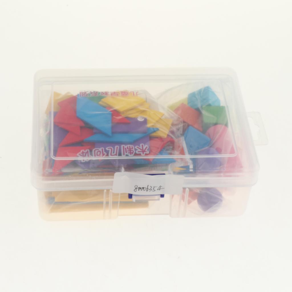 Counting Stick & Geometric Shape Blocks Math Educational Toy for Kids