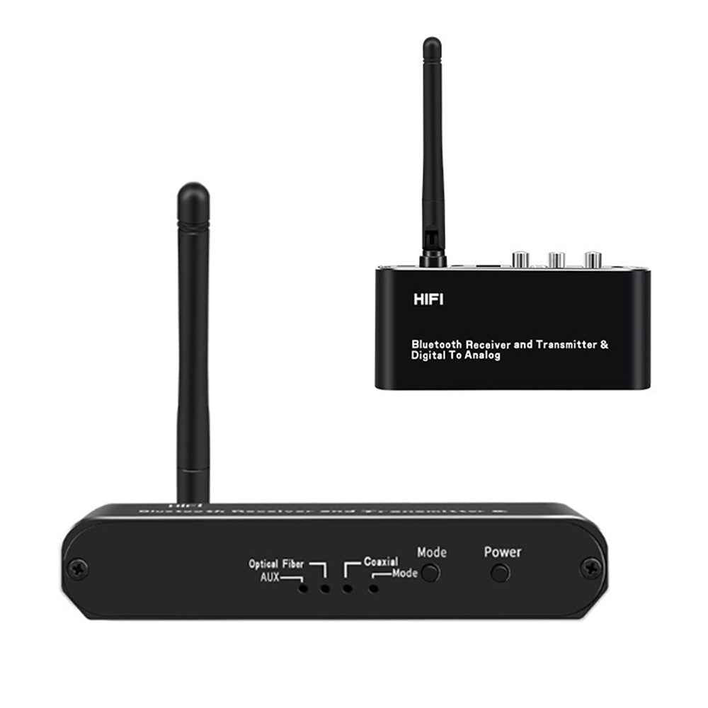 Wireless Audio Receiver Digital to Analog Audio Converter Bluetooth-compatible Transmitter Optical RCA 3.5mm Jack Adapter