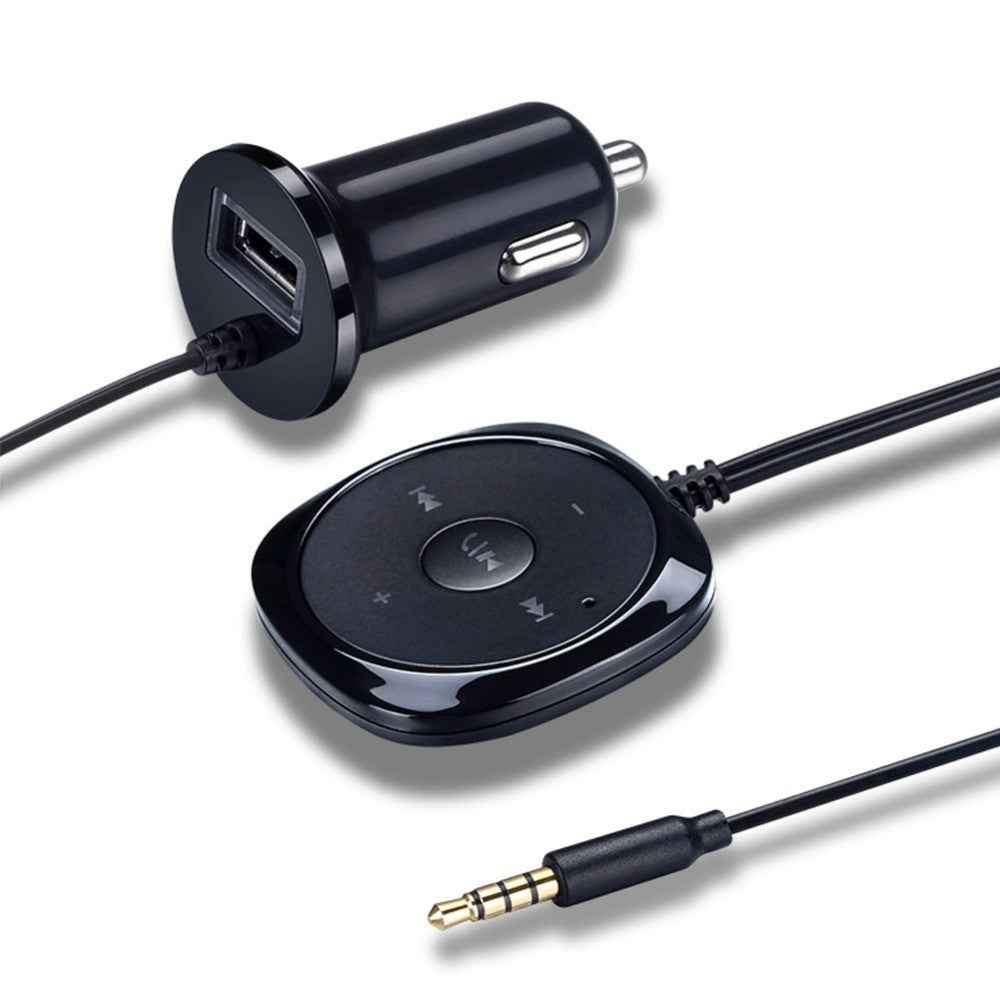 BC20 Bluetooth-compatible Car Kit Bluetooth-compatible Car Receiver3.5mm Audio Receiver Car Handsfree MP3
