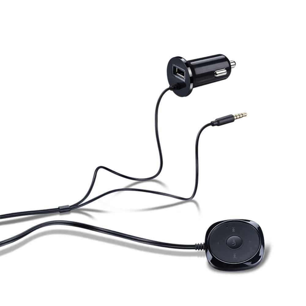 BC20 Bluetooth-compatible Car Kit Bluetooth-compatible Car Receiver3.5mm Audio Receiver Car Handsfree MP3