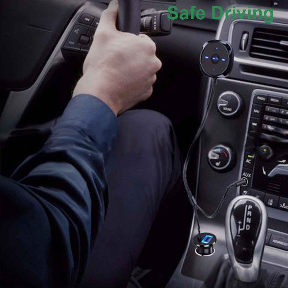 BC20 Bluetooth-compatible Car Kit Bluetooth-compatible Car Receiver3.5mm Audio Receiver Car Handsfree MP3