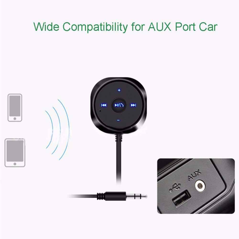 BC20 Bluetooth-compatible Car Kit Bluetooth-compatible Car Receiver3.5mm Audio Receiver Car Handsfree MP3