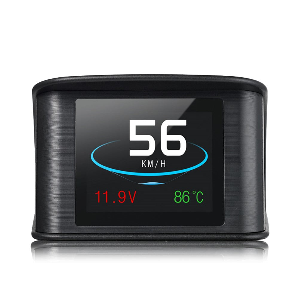 P10 OBD2 2.2 inch Car Head Up HUD Display Smart Digital Speedometer LCD Display OBD2 Scanner Diagnostic Tool Speed Alarm