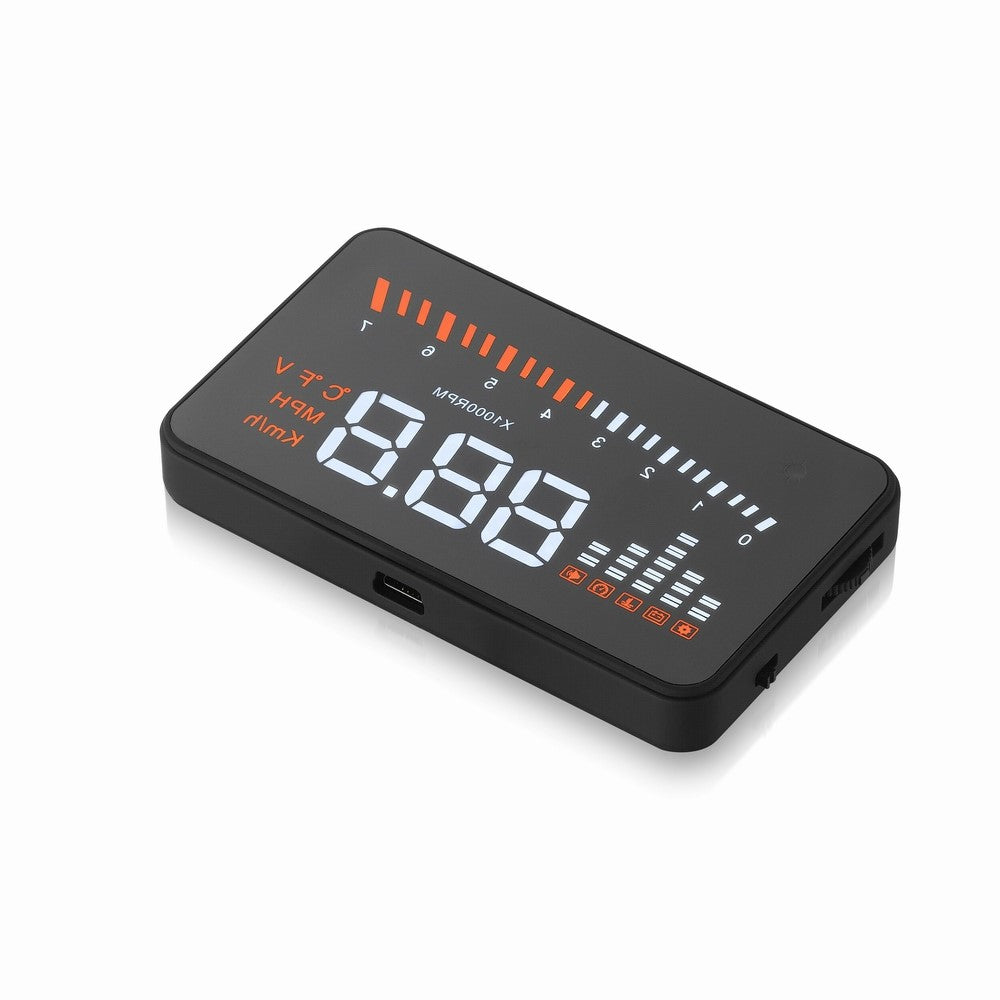X5 3.0-inch Automatic OBD II Universal Car HUD Fuel icon Head Up Display LED Screen