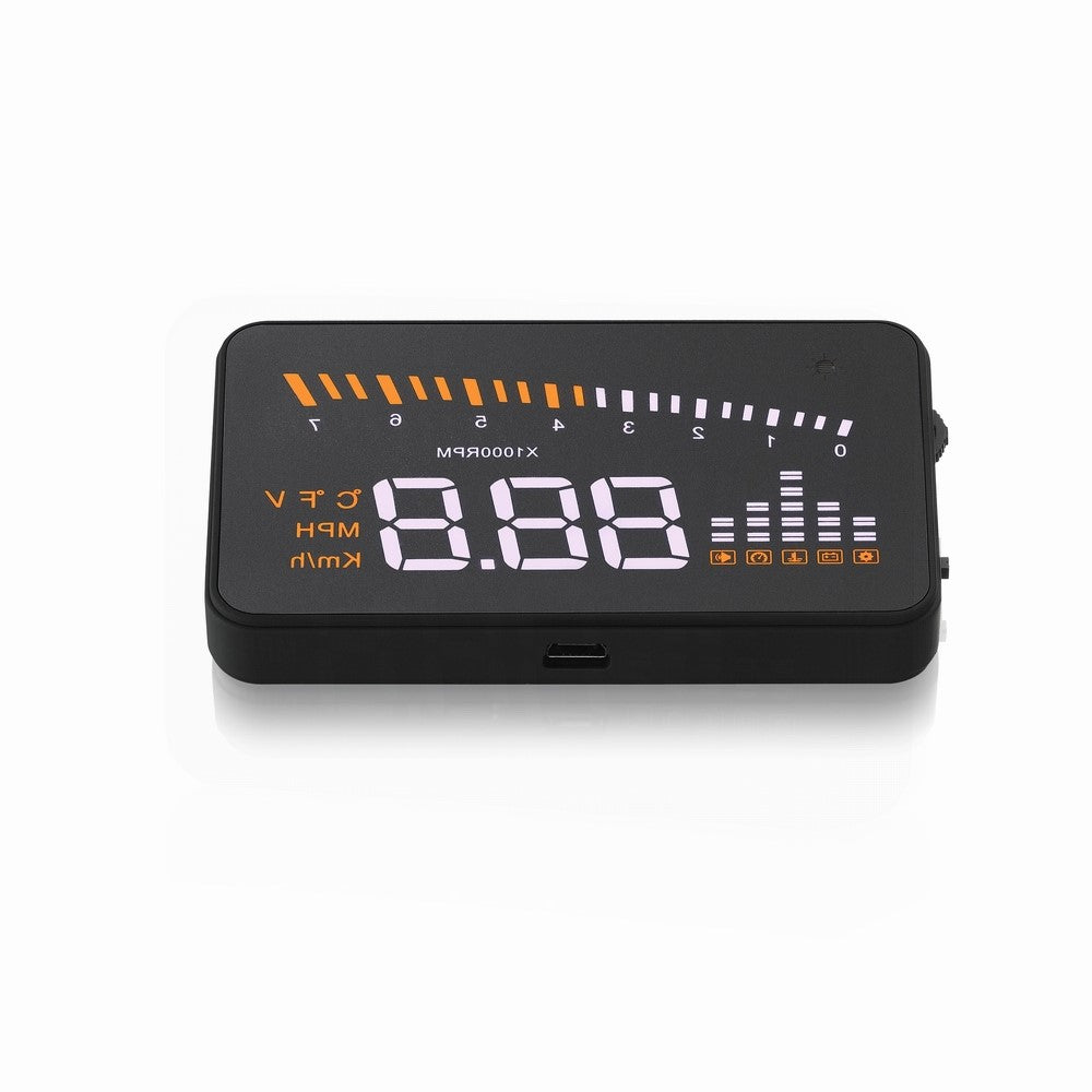 X5 3.0-inch Automatic OBD II Universal Car HUD Fuel icon Head Up Display LED Screen
